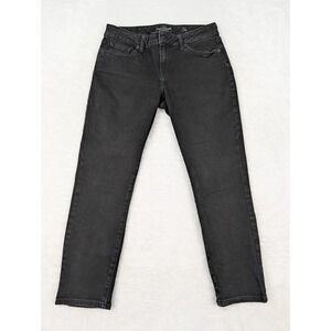 Lucky Brand Lolita Crop Jeans Women's Size 6/28 (30x24) Black Denim